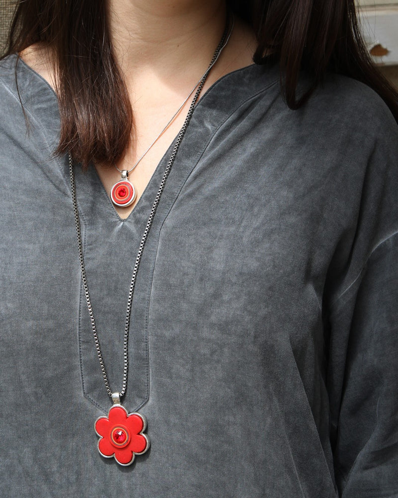 my studio flower - red
