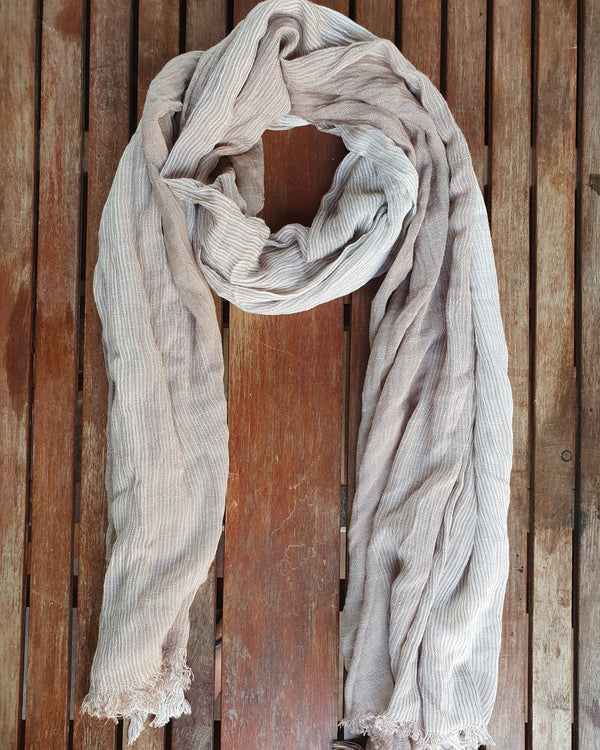 Soft touch stone color scarf