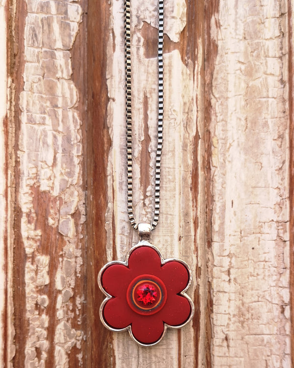 my studio flower - red