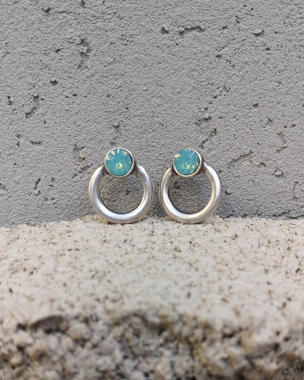 earrings - pacific opal